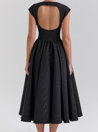 Women's French-style mid-length dress