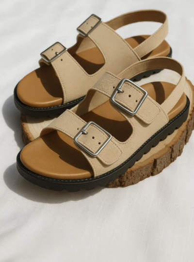 Sandália Papete - Bage com tira traseira